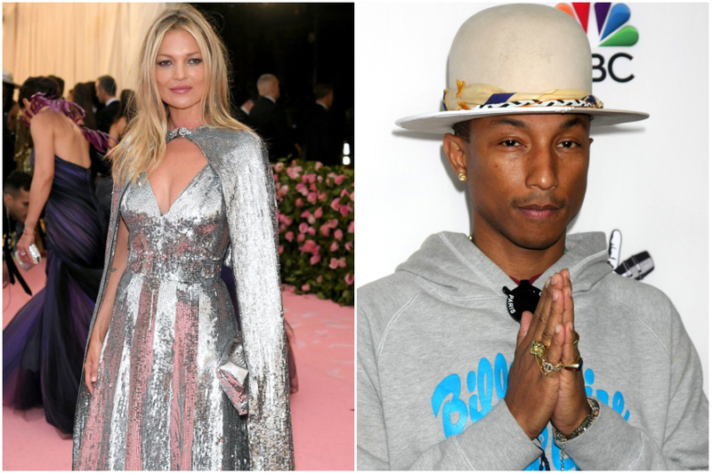 Kate Moss and Pharrell Williams- 1973 | Getty Images Photo by Neilson Barnard/Shutterstock