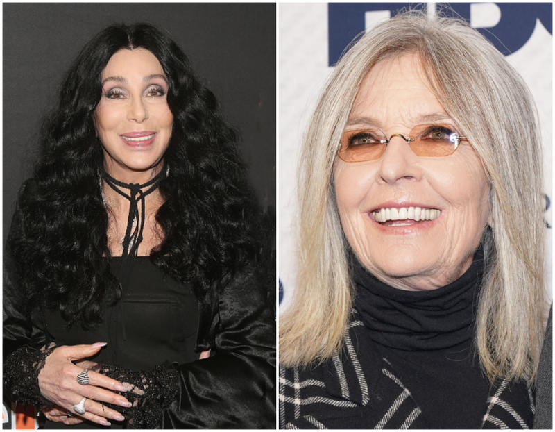 Cher and Diane Keaton-1946 | Getty Images Photo by Bruce Glikas/FilmMagic & Rachel Luna/WireImage