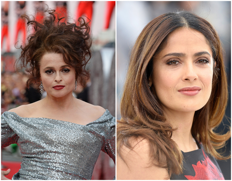 Helena Bonham Carter and Salma Hayek-1966 | Getty Images Photo by David M. Benett/ & Pascal Le Segretain