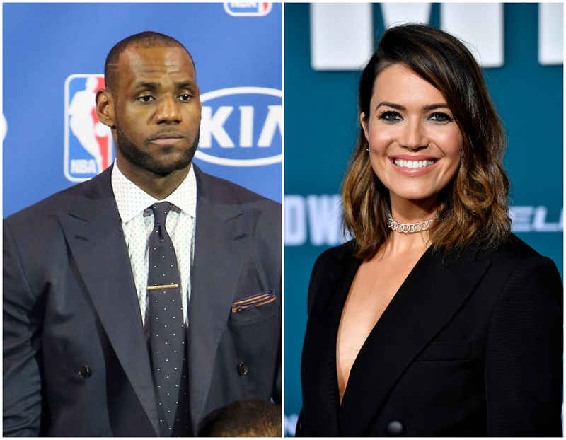 LeBron James and Mandy Moore-1984 | Getty Images Photo by Alexander Tamargo/WireImage & Frazer Harrison