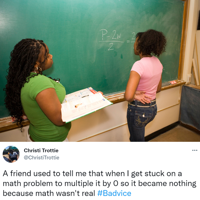 Mathematical Certainty | Alamy Stock Photo & Twitter/@ChristiTrottie