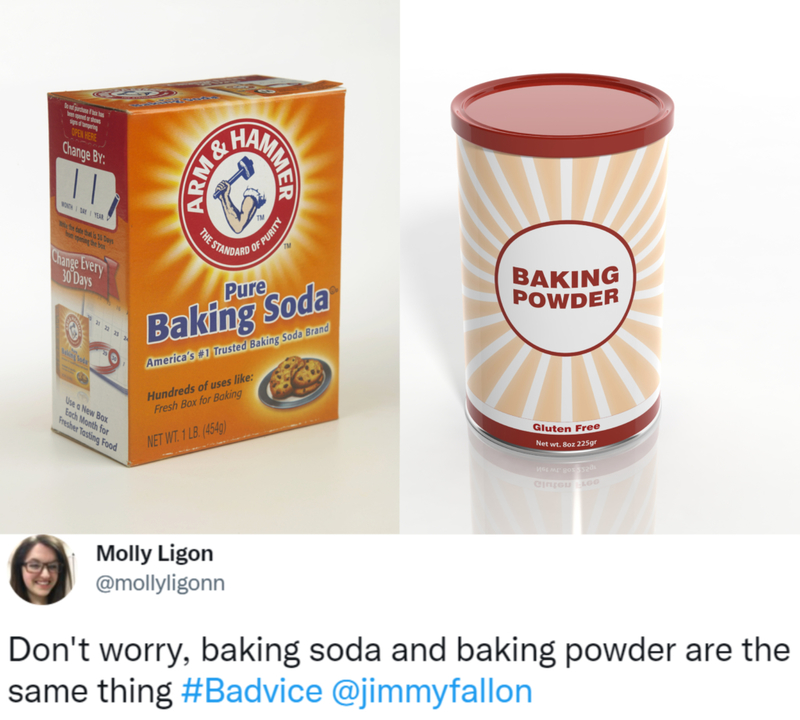 Bake and Switch | Shutterstock & Twitter/@mollyligonn