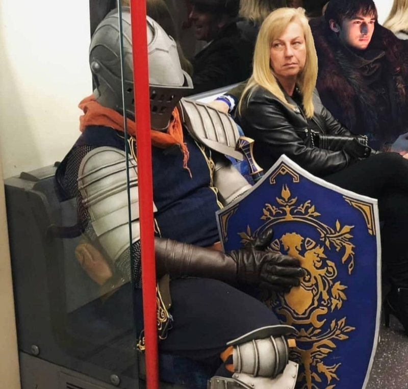 Caballero en el metro | Reddit.com/TheAndrewBen