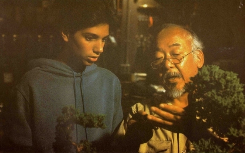 Mr. Miyagi’s (Almost) Missing Drunk Scene | MovieStillsDB Photo by movienutt/Columbia Pictures