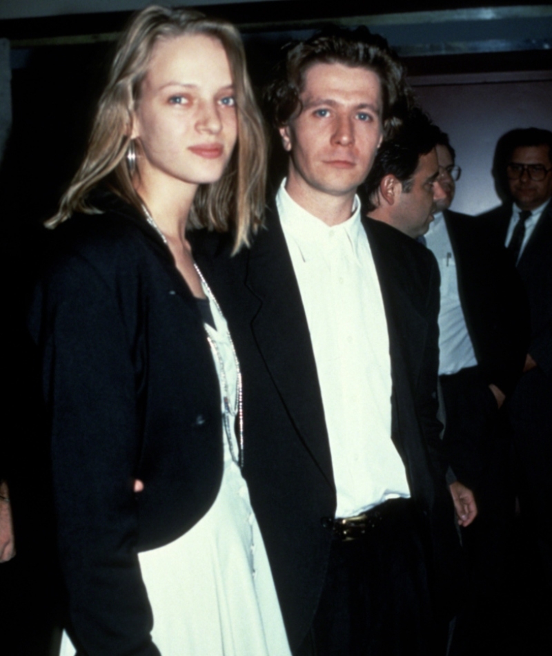 Gary Oldman and Uma Thurman | Getty Images/Photo by Robin Platzer