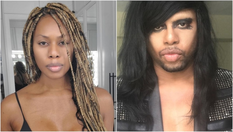 Laverne Cox y M Lamar | Instagram/@lavernecox/@lamar_m_lamar