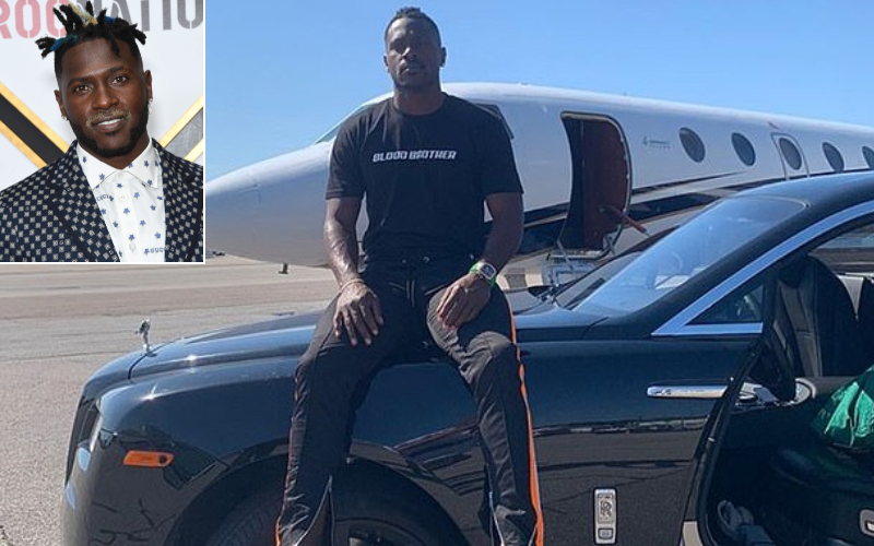 Antonio Brown - Rolls Royce Phantom $500K | Alamy Stock Photo by Birdie Thompson/AdMedia/ZUMA Wire/Alamy Live News & Instagram/@ab