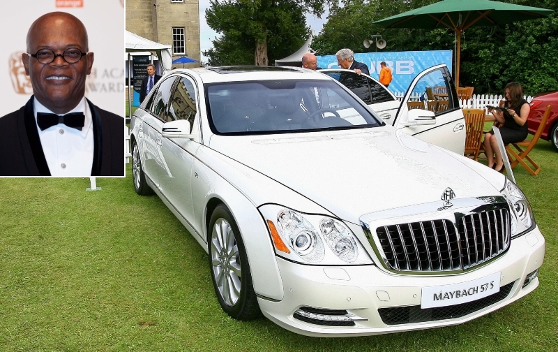 Samuel Jackson - Maybach 57S $500K | Alamy Stock Photo by Hubert Boesl/dpa picture alliance archive & WENN Rights Ltd