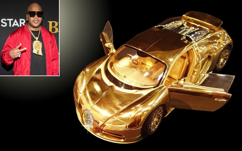 Flo Rida - Bugatti Veyron $1.7 millones | Getty Images Photo by Marcus Ingram & Alamy Stock Photo by WENN Rights Ltd