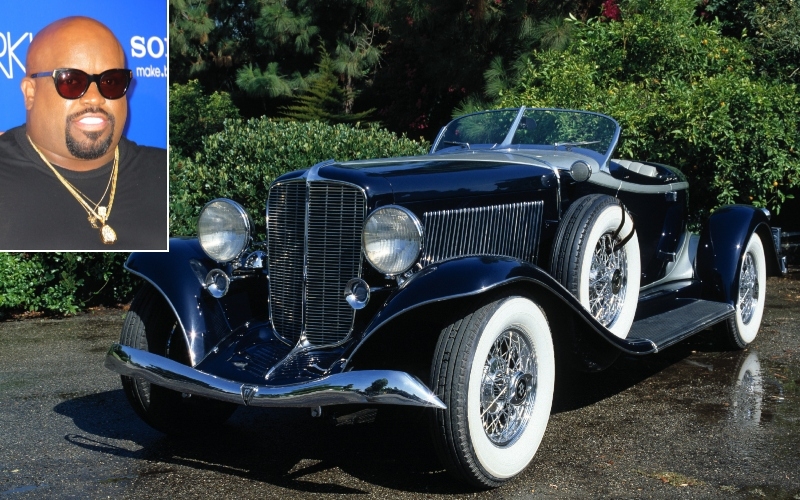 Ceelo Green - Auburn Speedster $ 130K | Alamy Stock Photo by Mayuka Ishikawa/HollywoodNewsWire.net/PictureLux & Motoring Picture Library/National Motor Museum