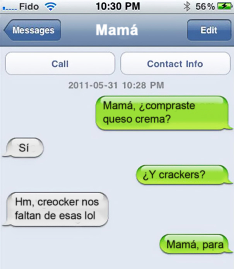 Cuando las bromas de mamá son peores que las de papá | 