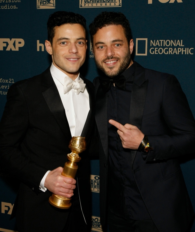 Rami Malek y su hermano gemelo Sami | Alamy Stock Photo by Cra Sh/Image Space/Media Punch/Alamy Live News