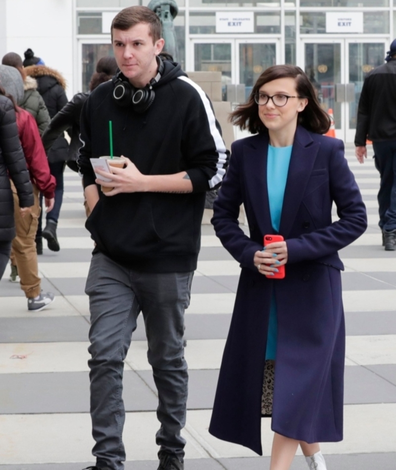 Millie Bobby Brown con su hermano Charlie | Shutterstock Editorial Photo by Europa Newswire