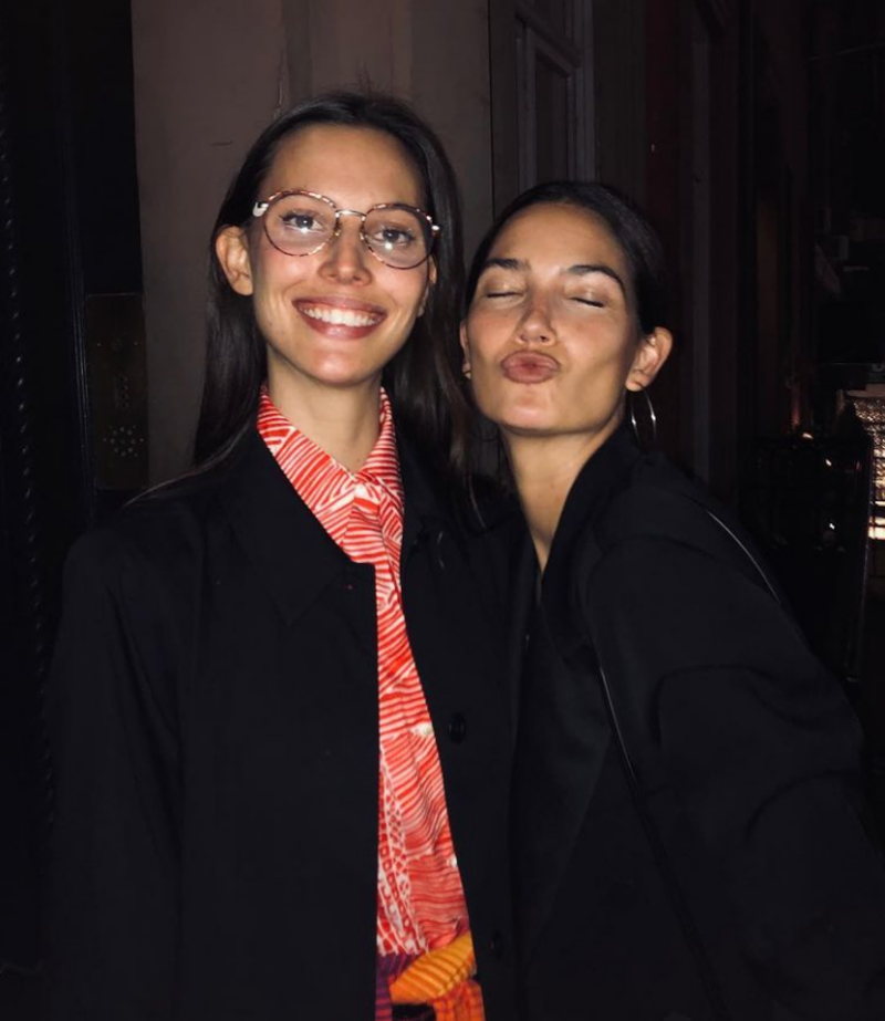 Lily Aldridge con su hermana Ruby | Instagram/@lilyaldridge