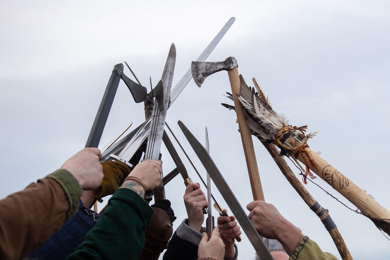 A Range of Weapons | Alamy Stock Photo by PA Images/Joe Giddens