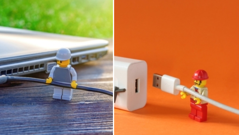 Organice los cables de tu cargador con un hombrecito de Lego | Shutterstock