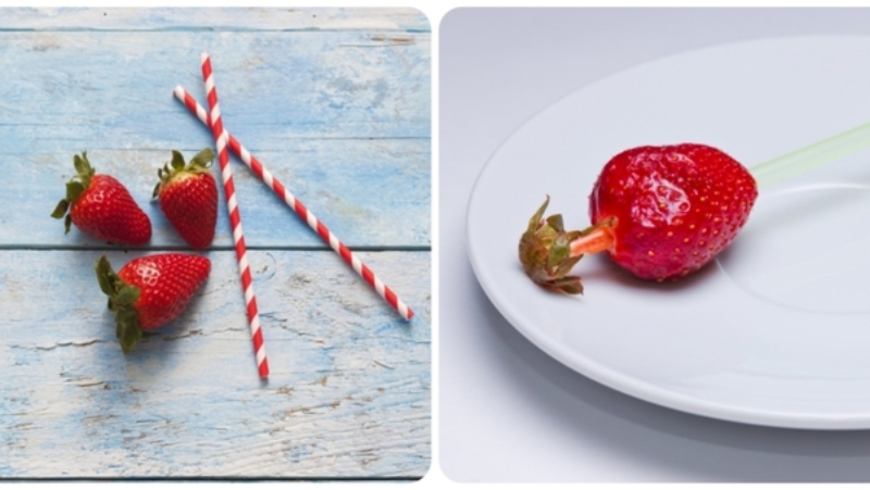 Quita los tallos de las fresas fácilmente | Shutterstock