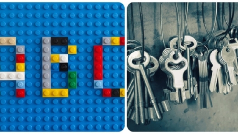 Soporte para llavero de Lego | Shutterstock