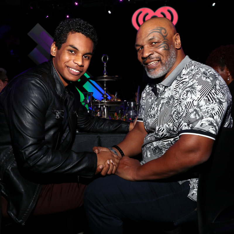 Mike Tyson y Miguel Tyson | Getty Images Photo by Rich Fury