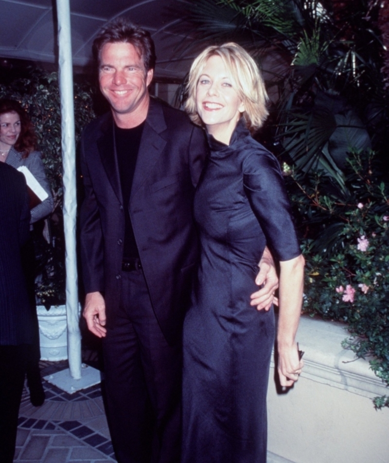 Dennis Quaid y Meg Ryan | Getty Images Photo by James Aylott/Online USA