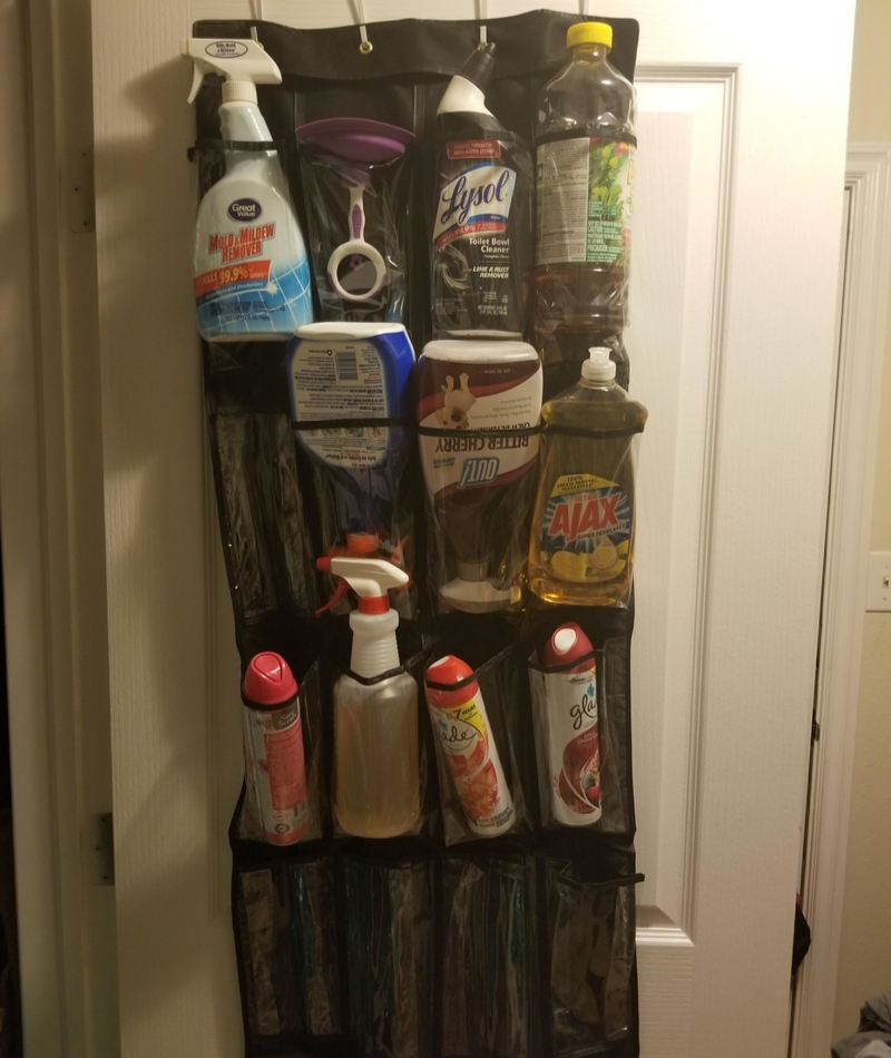 Shoe Organizers Aren’t Just for Shoes | Reddit.com/cuntcakesprinkles