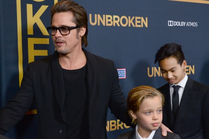 Brad Pitt y Shiloh Jolie Pitt | Alamy Stock Photo by Jim Ruymen/UPI