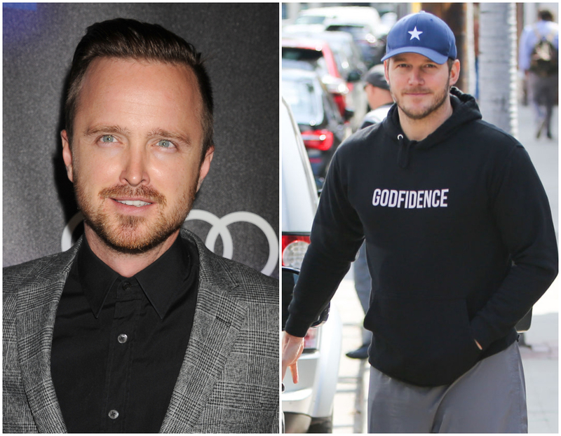 Aaron Paul y Chris Pratt-1979 | Alamy Stock Photo/Getty Images Photo by BG004/Bauer-Griffin