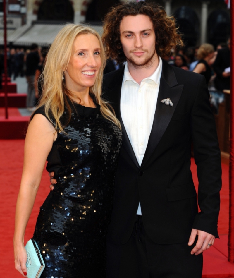 Aaron y Sam Taylor-Johnson | Getty Images Photo by Anthony Harvey