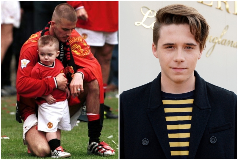 David Beckhams Sohn: Brooklyn Beckham | Getty Images Photo by Stu Forster/ALLSPORT & David M. Benett