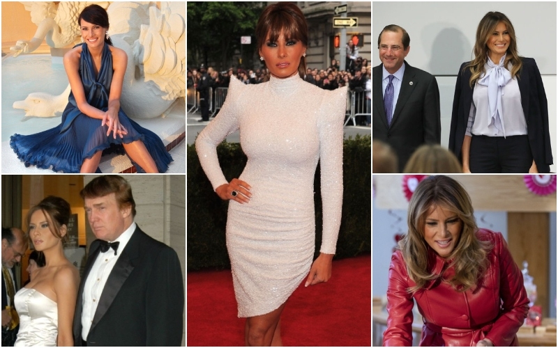 Fakten, die Sie nicht über Melania Trump wussten | Getty Images Photo by Tasos Katopodis & Chip Somodevilla & Larry Busacca & Ron Galella, Ltd./Ron Galella Collection & Alamy Stock Photo by Jacek Gancarz/The Palm Beach Post/ZUMA Wire/Alamy Live News/ZUMA Press Inc