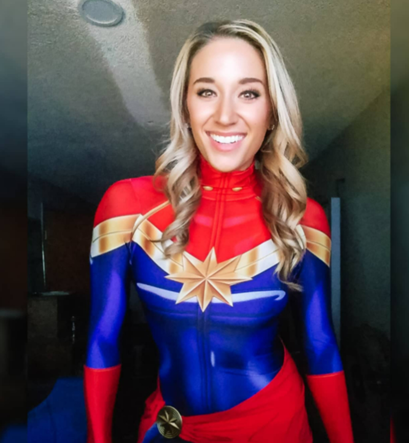 Captain Marvel | Instagram/@ashleygreer315