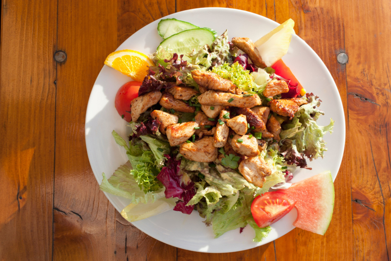 Roast Turkey Salad | Alamy Stock Photo