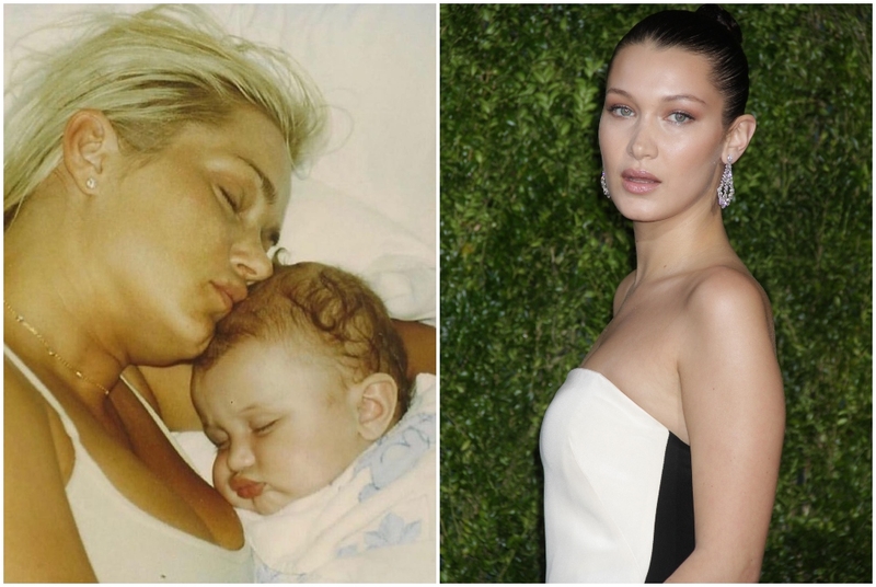 Die Tochter von Yolanda Hadid: Bella Hadid Yolanda | Instagram/@bellahadid & Alamy Stock Photo by John Barrett/PHOTOlink