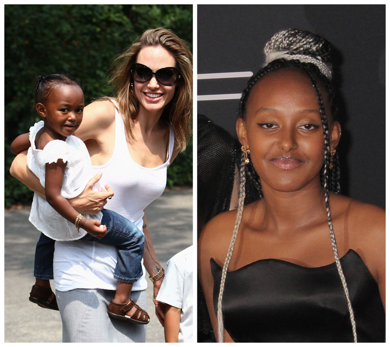 Die Tochter von Angelina Jolie: Zahara Marley Jolie-Pitt | Getty Images Photo by James Devaney/WireImage & Alamy Stock Photo by Hollywood News Wire Inc./izumi Hasegawa