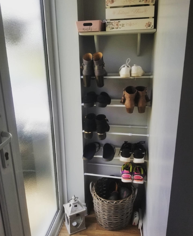 Organizador de zapatos | Instagram/@athomeintheclose