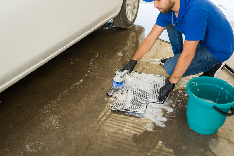 Scrub Rubber Mats | Shutterstock Photo by antoniodiaz