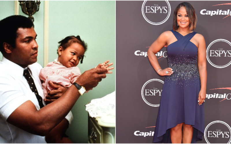 Laila Ali, la hija de Muhammad Ali | Getty Images Photo by Paul Harris/Online USA, Inc & Alamy Stock Photo by Jeffrey Mayer 