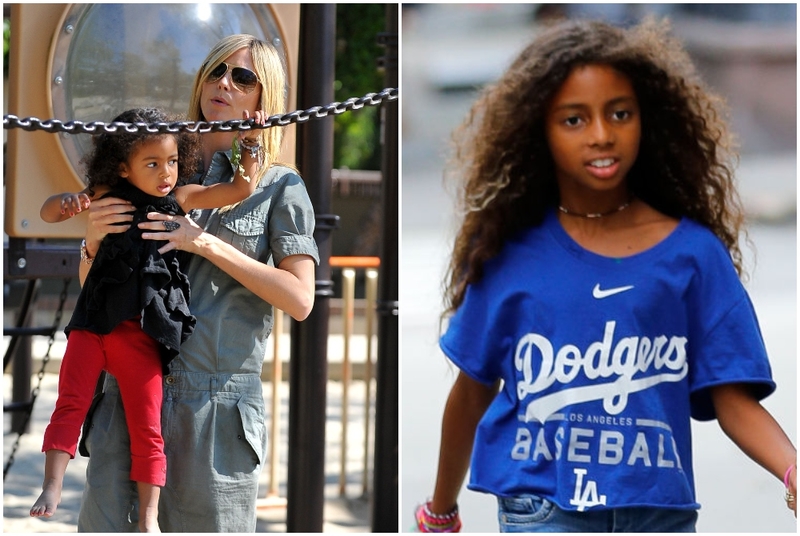 La hija de Heidi Klum y Seal: Lou Sulola Samuel | Alamy Stock Photo by WENN Rights Ltd & Getty Images Photo by Jackson Lee/GC Images