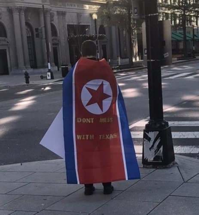 Texas in North Korea | Reddit.com/GriffinFTW