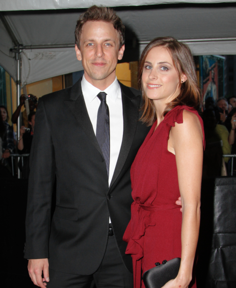 Seth Meyers y Alexi Ashe | Debby Wong/Shutterstock