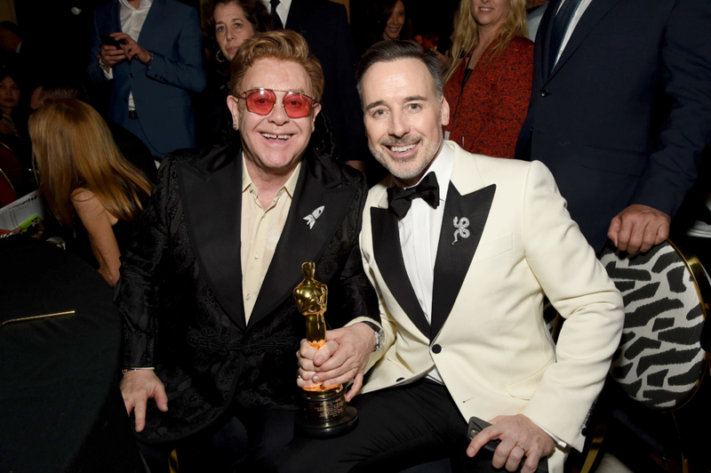 David Furnish y Elton John | Getty Images Photo by Michael Kovac 