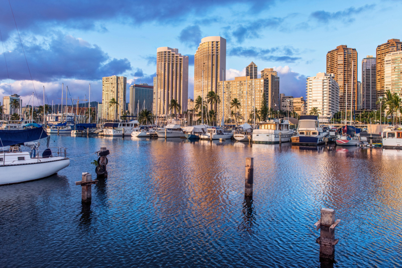 Urban Honolulu, Hawaii | Alamy Stock Photo