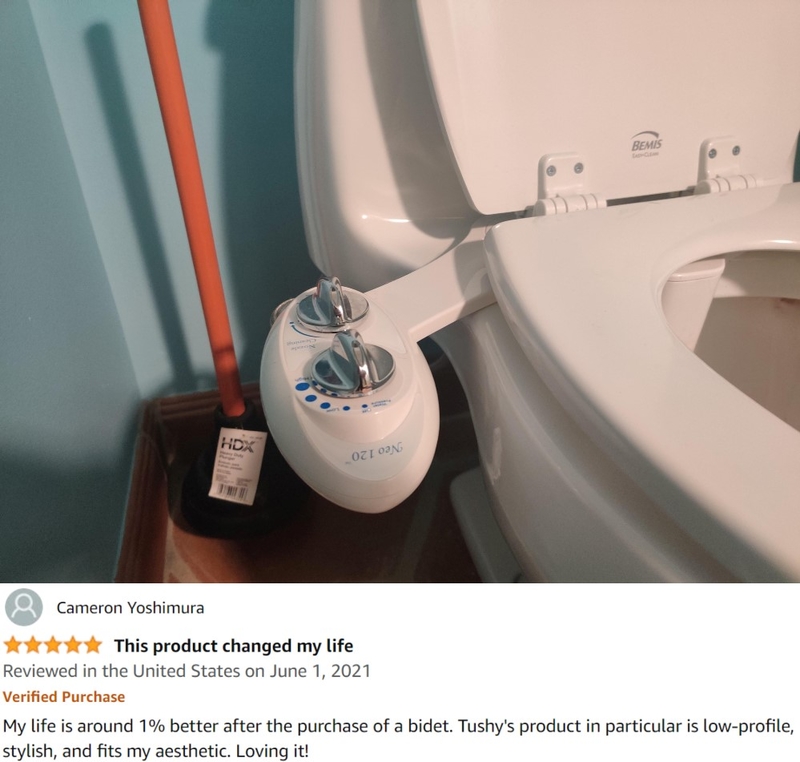 Astor Fresh Water Mechanical Bidet Seat Attachment | Reddit.com/kinenchen