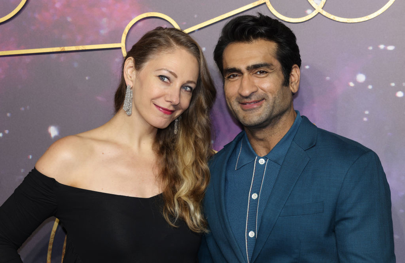 Kumail Nanjiani y Emily Gordon | Getty Images Photo by Tim P. Whitby