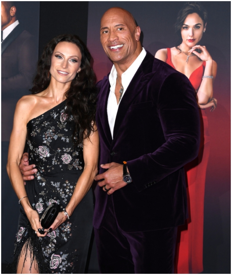 Dwayne Johnson y Lauren Hashian | Getty Images Photo by Steve Granitz/FilmMagic