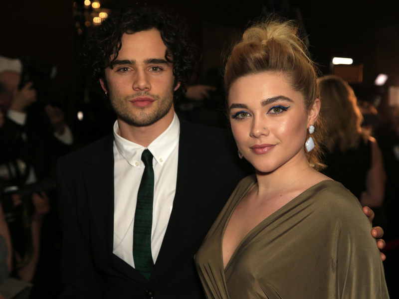 Florence Pugh and Toby Sebastian | Alamy Stock Photo by PA Images/Jonathan Brady