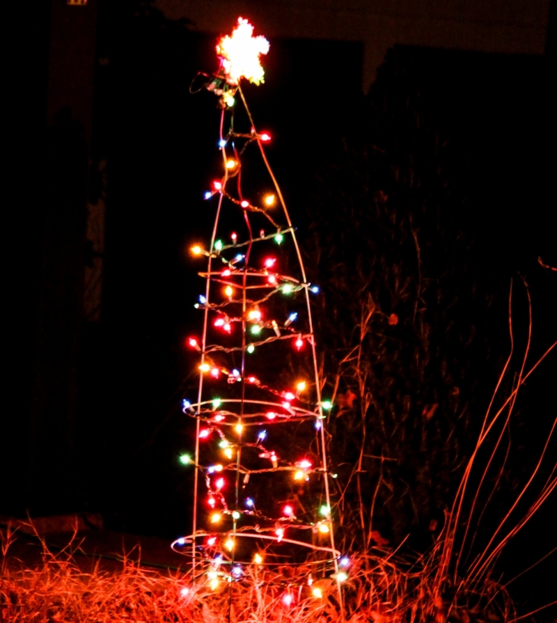 Árboles de Navidad en forma de jaula de tomates | Getty Images Photo by LAWaterhousePhotography