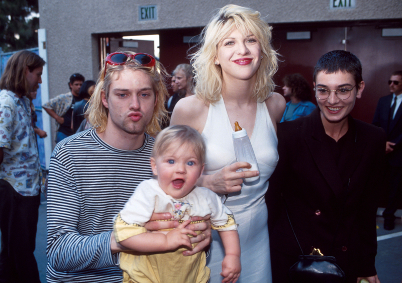 Cobain y Love con su mini-yo | Getty Images Photo by Kevin Mazur/WireImage