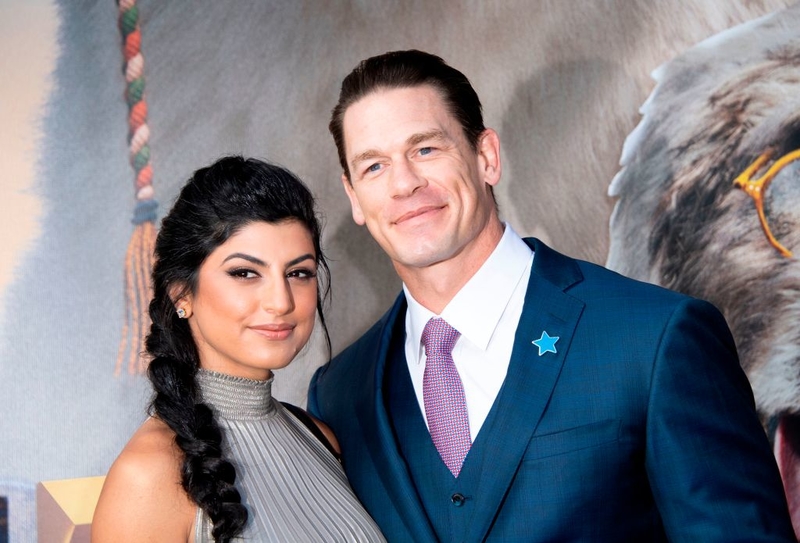 John Cena y Shay Shariatzadeh | Getty Images Photo by VALERIE MACON/AFP