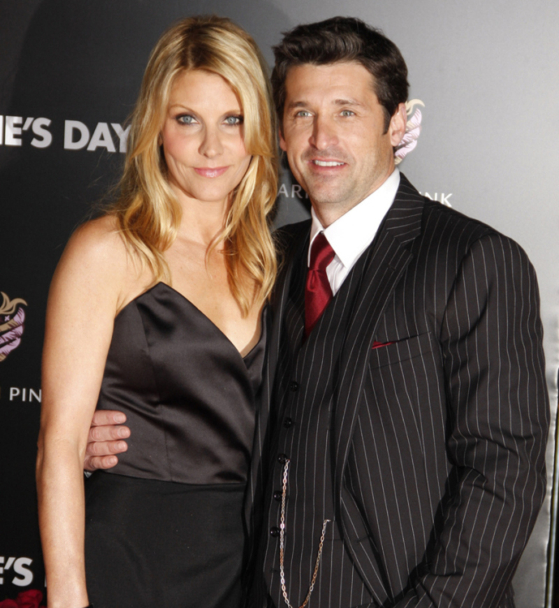 Patrick Dempsey and Jillian Fink | Shutterstock